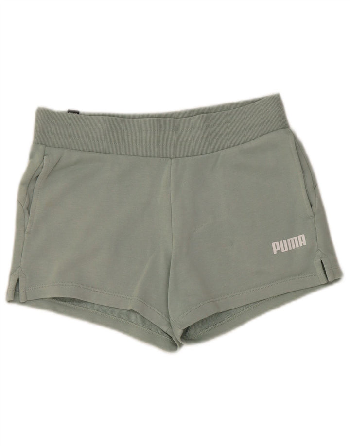 Damskie spodenki sportowe PUMA UK 6 XS, niebieskie, bawełniane