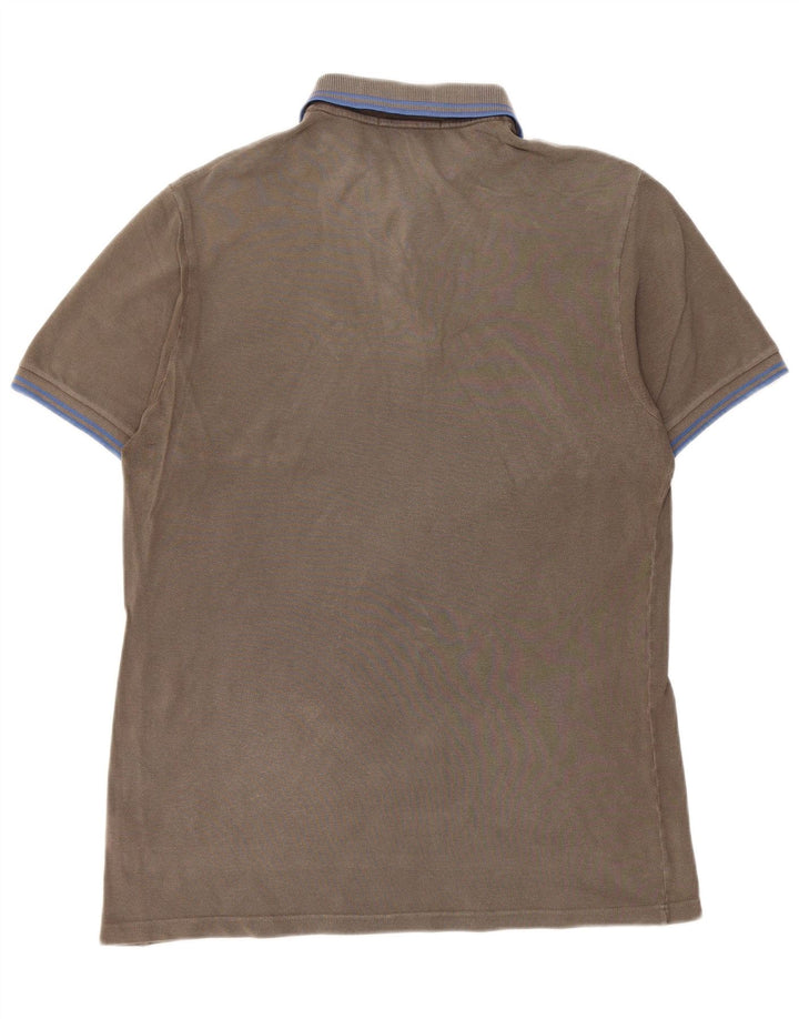 Męska koszulka polo FRED PERRY, średnioszara, bawełniana