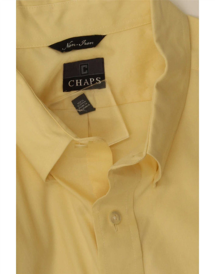 Koszula męska Chaps Ralph Lauren XL, żółta, bawełniana