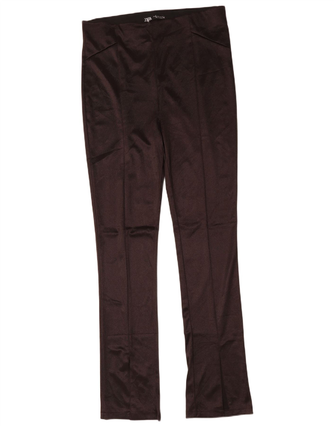 Damskie legginsy Zara Flare UK 18 XL, brązowy poliester