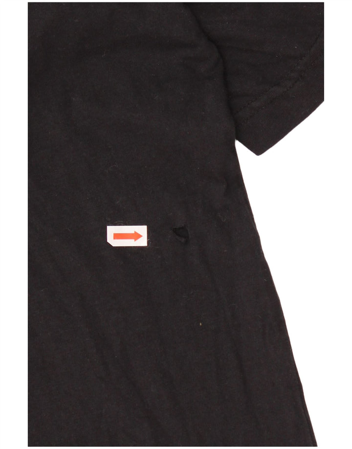 Męski T-shirt Champion z grafiką, duży, czarny, bawełniany