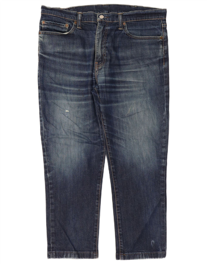 Damskie jeansy LEVI'S w trudnej sytuacji, proste W38 L27, granatowe, bawełniane