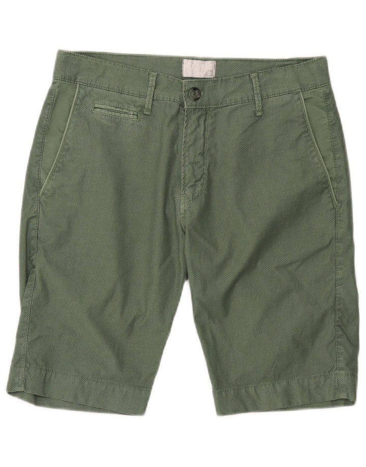 Męskie spodenki Chino Coveri IT 48 Medium W32 Zielona bawełna