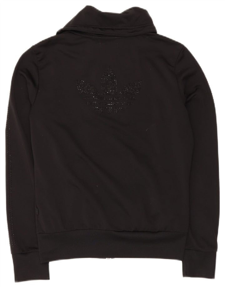 Damska kurtka dresowa ADIDAS EU 38, średni czarny poliester