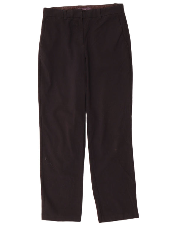 Spodnie damskie Marks & Spencer Straight Chino UK 8 Small W28 L29 Czarne