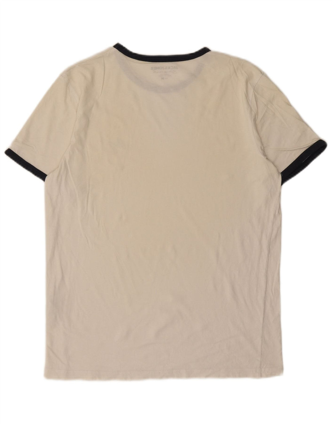 T-shirt męski Jack & Jones, średni, biały, bawełniany