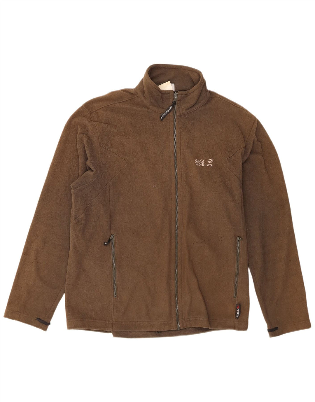 Męska kurtka polarowa Jack Wolfskin z podszewką UK 48 2XL Khaki, poliester