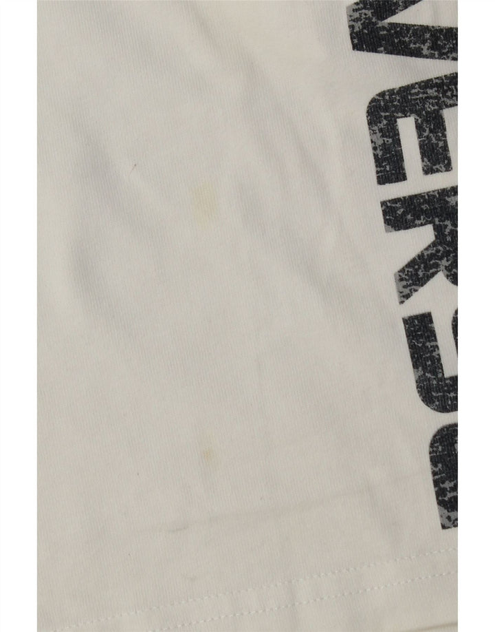 Męskie spodenki sportowe Converse z grafiką, małe, białe, bawełniane