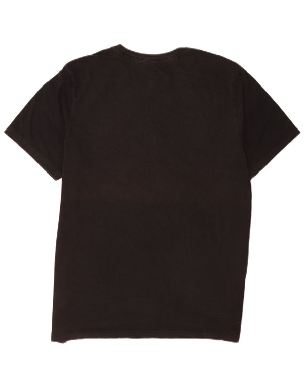 Męski T-shirt z grafiką Nike, duży, czarny, bawełniany