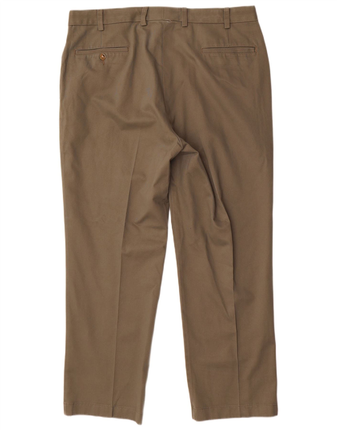 Męskie proste spodnie chino ORVIS W38 L30, bawełna khaki