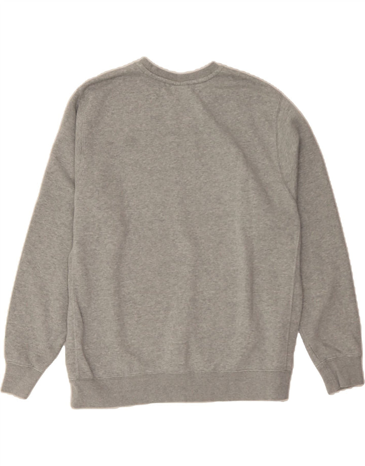 Męski sweter NIKE, duży, szary, bawełniany