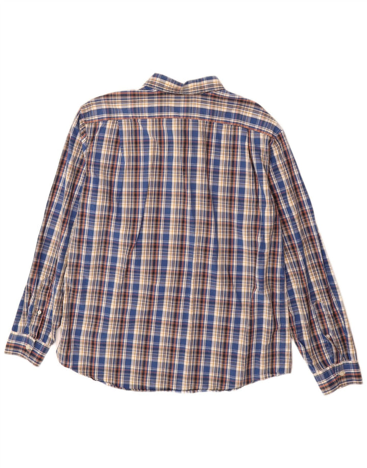 Koszula męska Eddie Bauer o klasycznym kroju, duża, bawełniana w niebieską kratkę