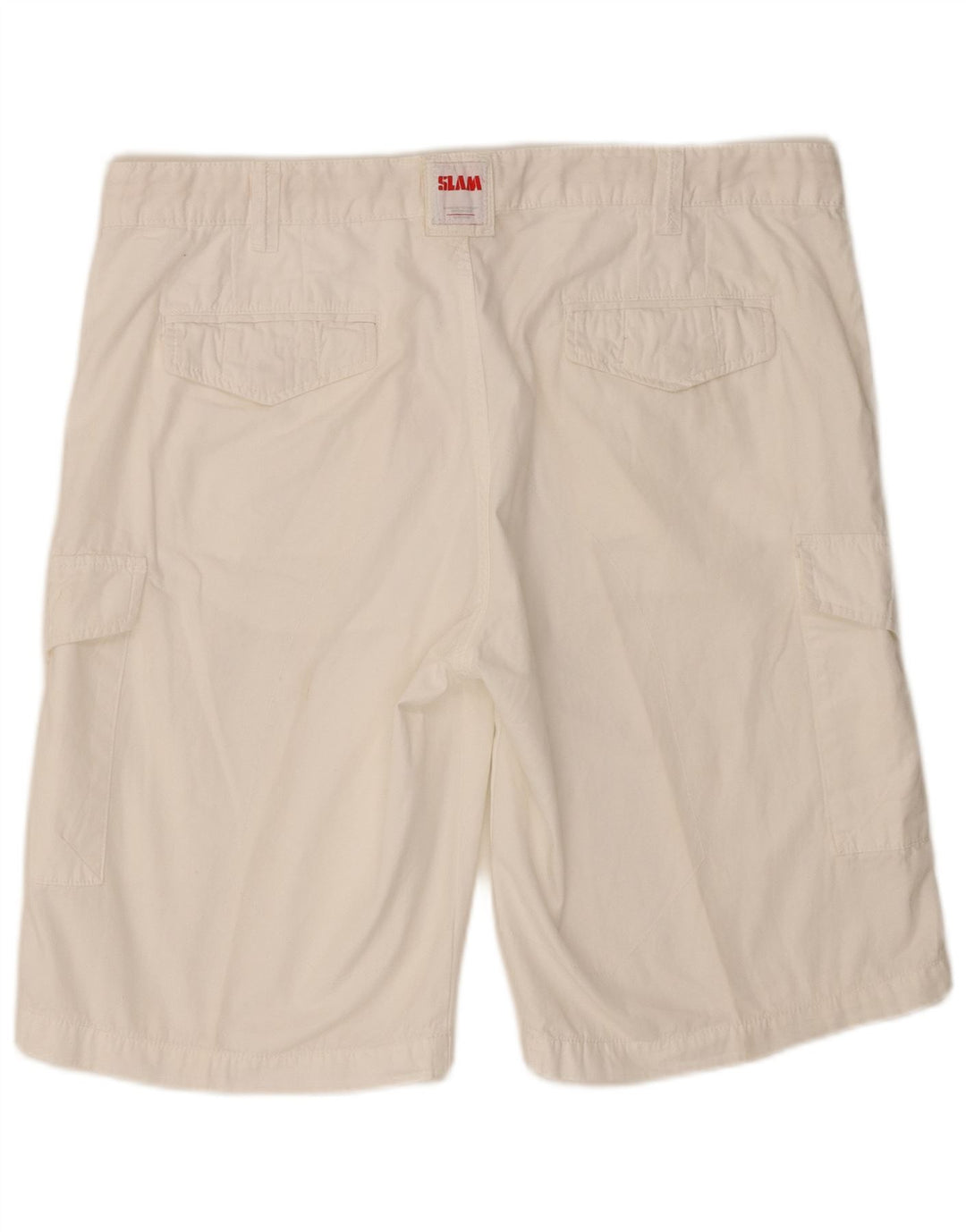 Męskie spodenki cargo Slam W38 XL, biała bawełna