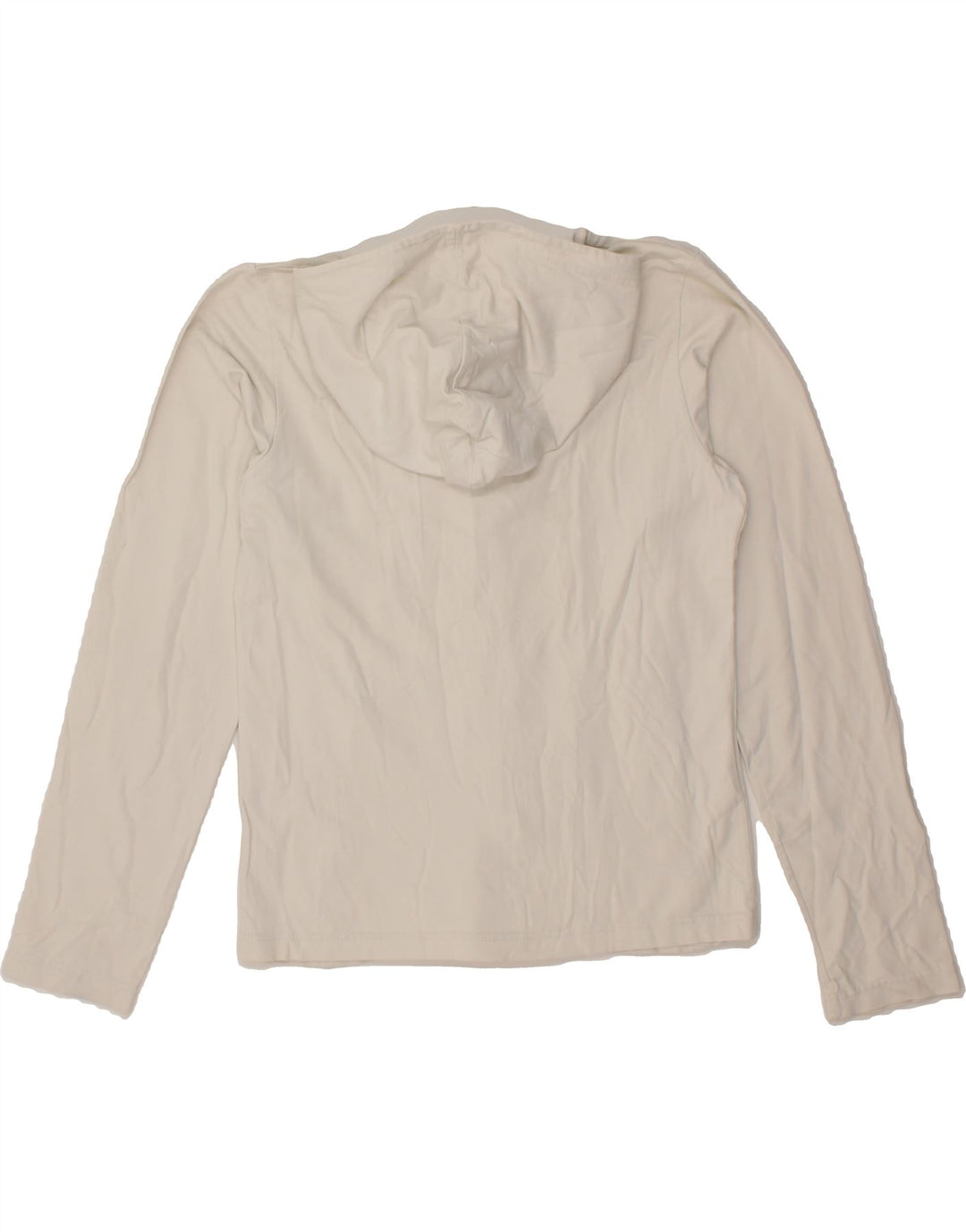 CHAMPION Womens Zip Hoodie Sweater UK 12 Medium White Polyester Vintage Champion and Second-Hand Champion from Messina Hembry 