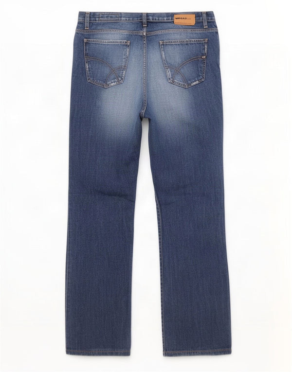 Męskie jeansy typu Bootcut Gas W38 L34 Granatowe, bawełniane