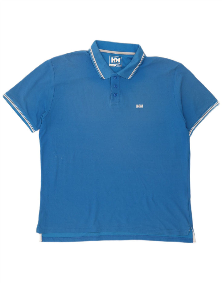 Męska koszulka polo XL Helly Hansen w kolorze niebieskim