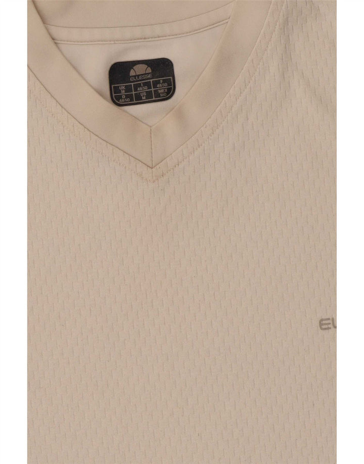 T-shirt męski Ellesse Top, średni biały poliester