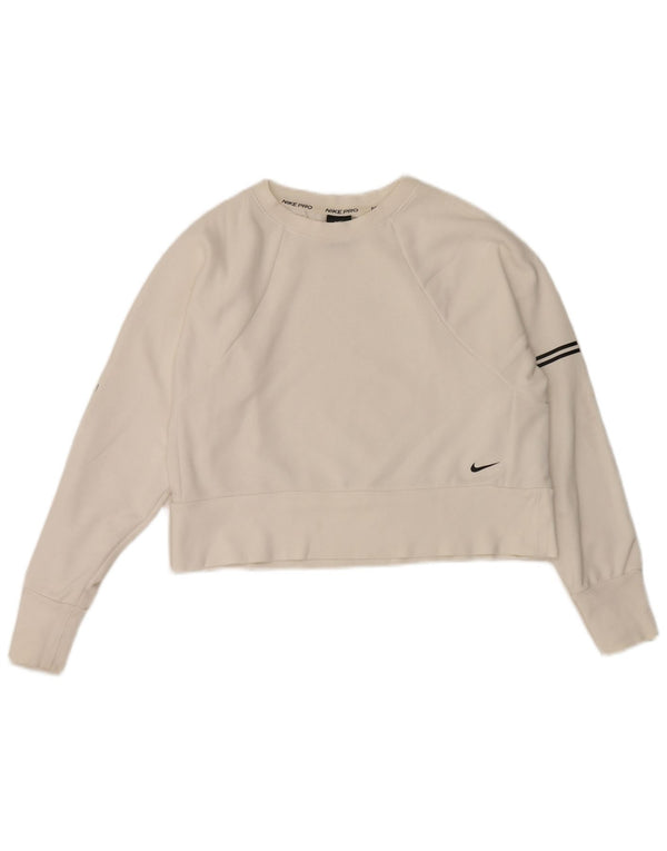 Damska bluza Nike Dri Fit Graphic Jumper UK 10 w małe białe paski