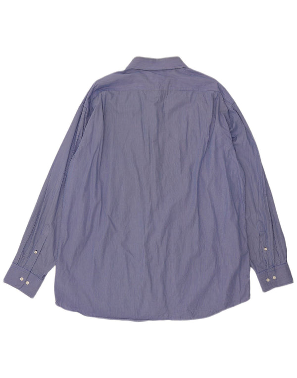 Koszula męska Tommy Hilfiger o regularnym kroju, rozmiar 17 1/2 XL, niebieska bawełna w prążki
