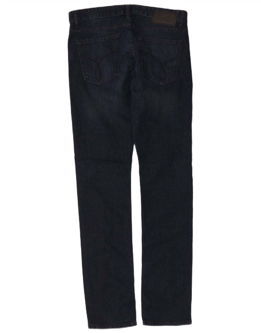 Damskie jeansy Calvin Klein Slim W32 L34 Granatowe, bawełniane