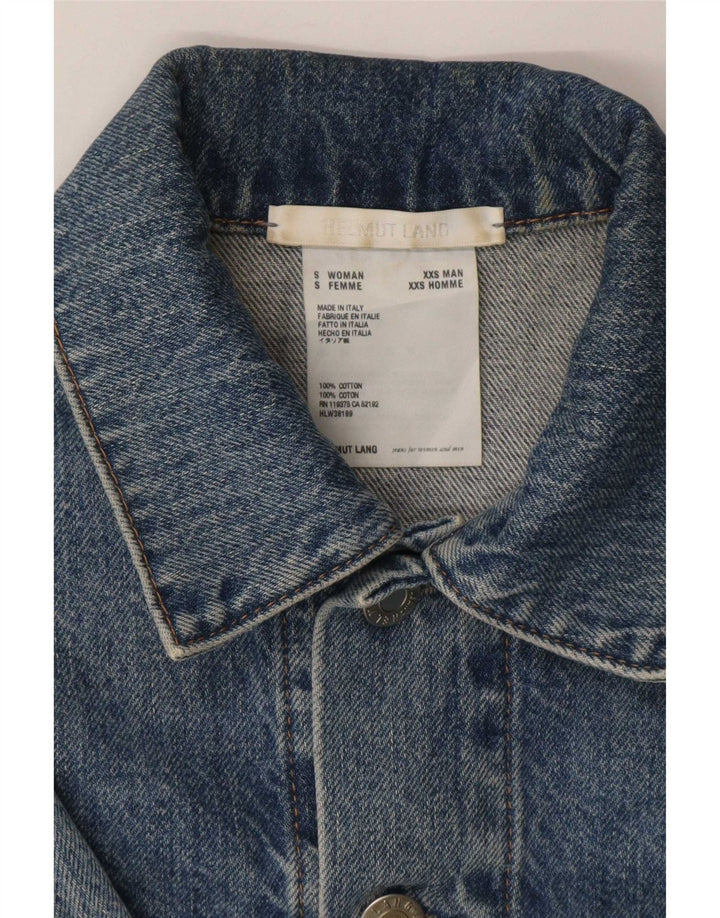 Damska kurtka dżinsowa Helmut Lang UK 8 Small Blue Cotton