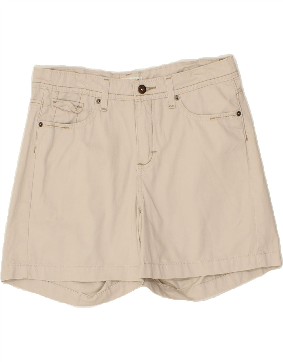 LEE Womens Casual Shorts US 10 Medium W32 Beige Cotton Vintage Lee and Second-Hand Lee from Messina Hembry 