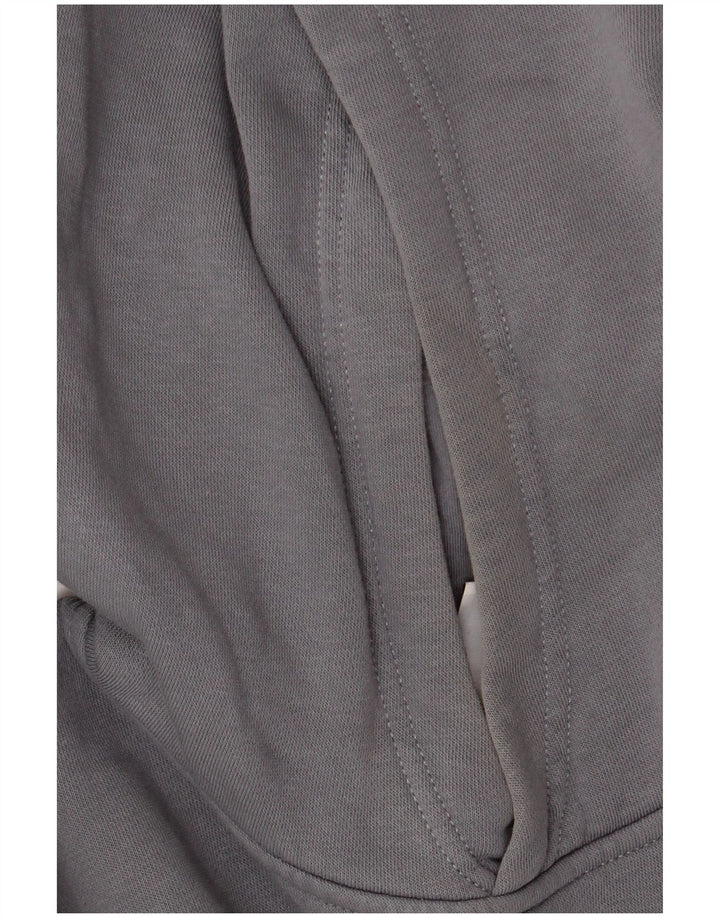 Chłopięcy sweter z kapturem NIKE z grafiką, 13-14 lat, XL, szary, bawełniany