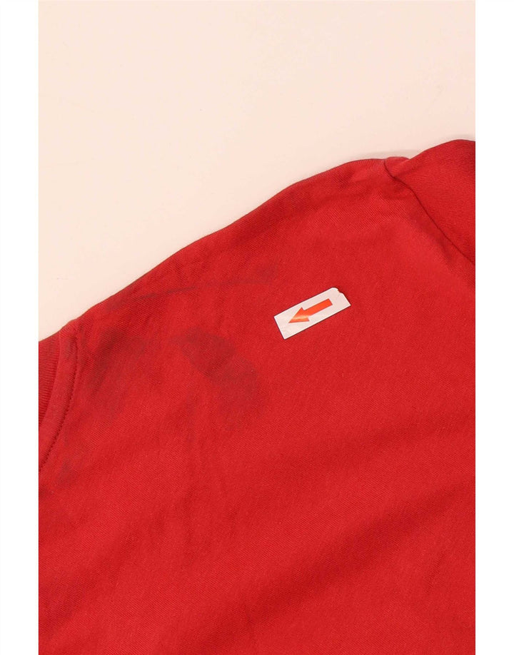 Męski T-shirt Champion z grafiką, średni czerwony