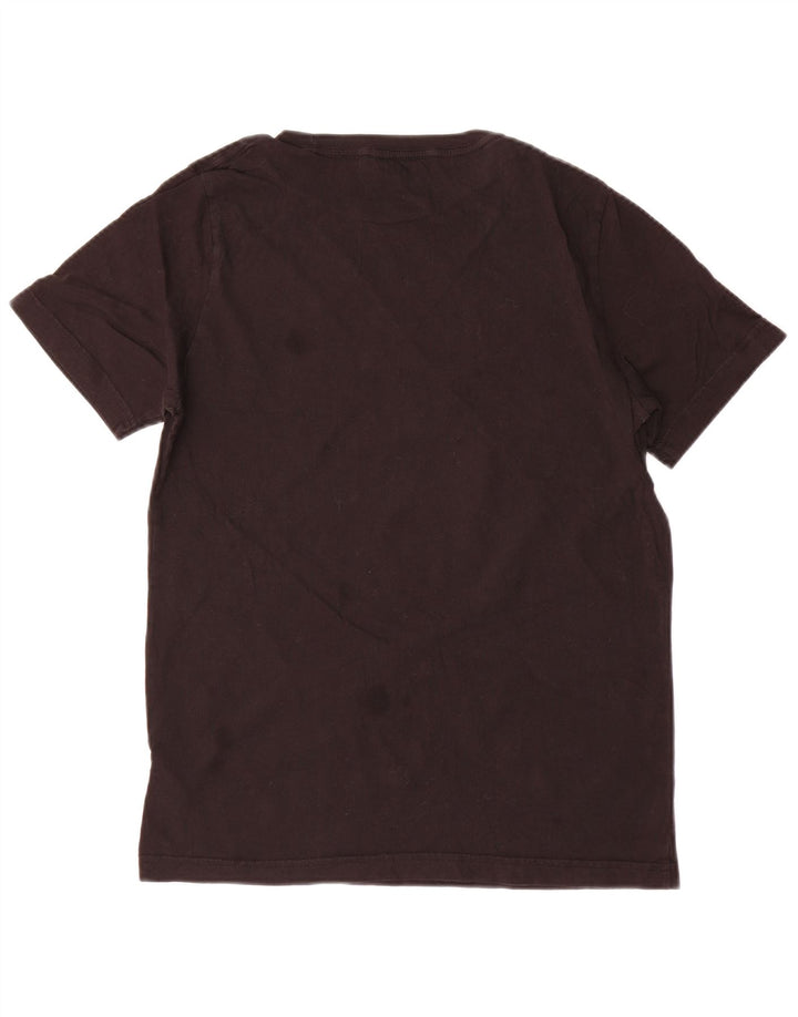 Męski T-shirt z grafiką Puma, mały, czarny, bawełniany
