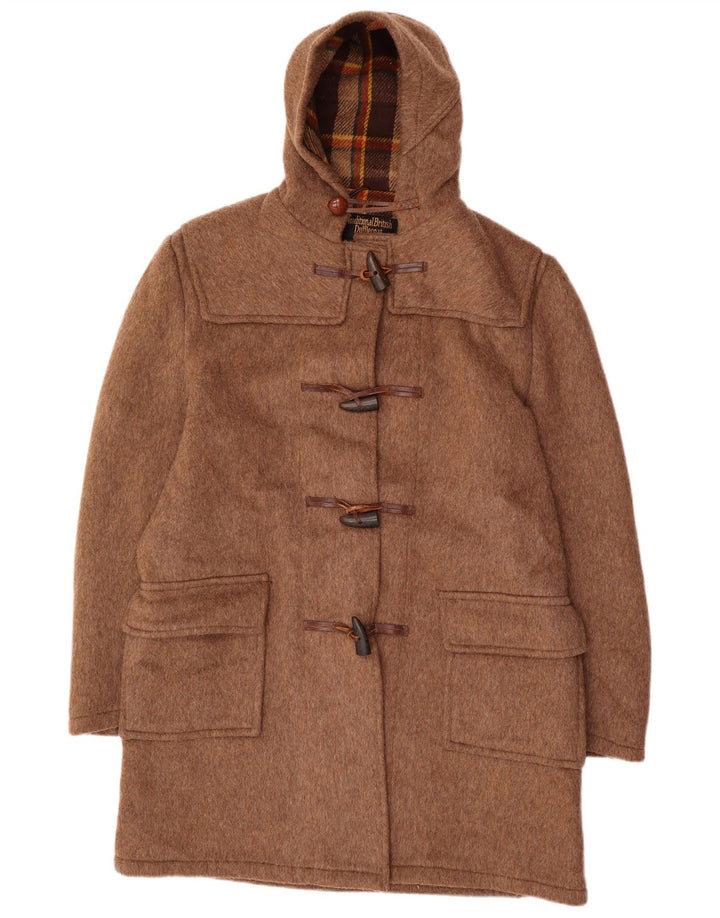Damski płaszcz oversize THE BRITISH DUFFLE CO UK 16, duży brązowy