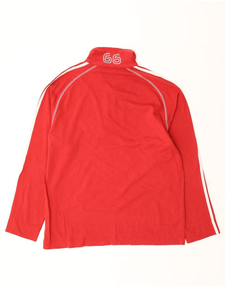 SERGIO TACCHINI Męski dres z grafiką i zamkiem błyskawicznym, duży, czerwony