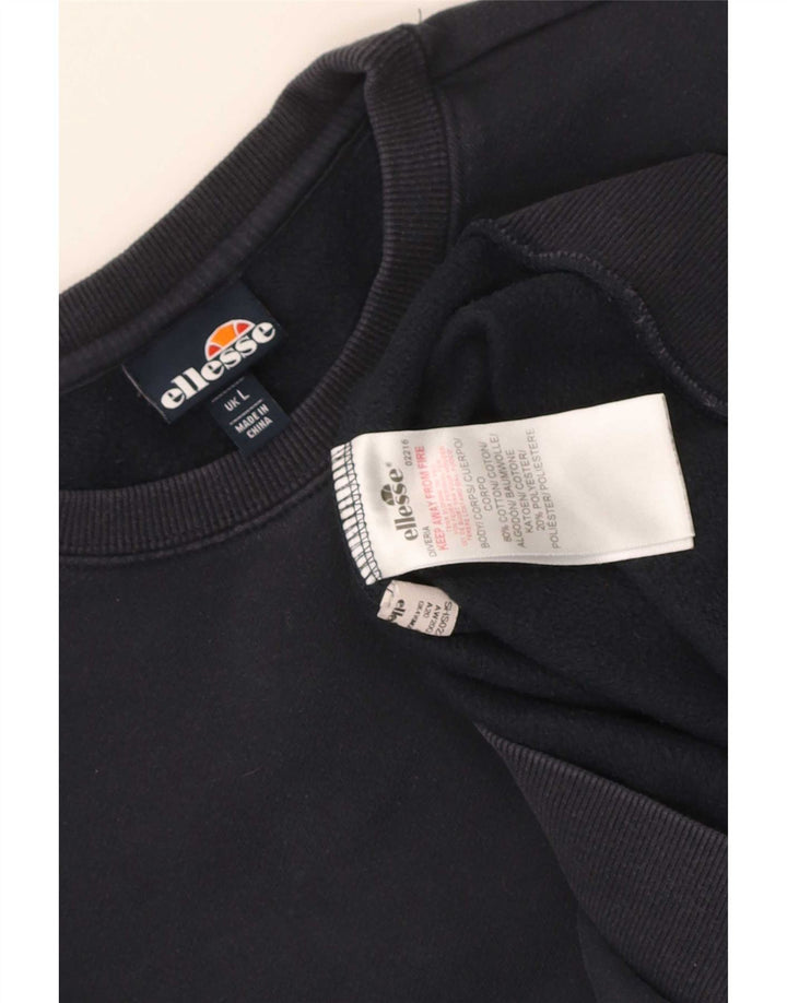 Bluza męska Ellesse, duża, granatowa, bawełniana