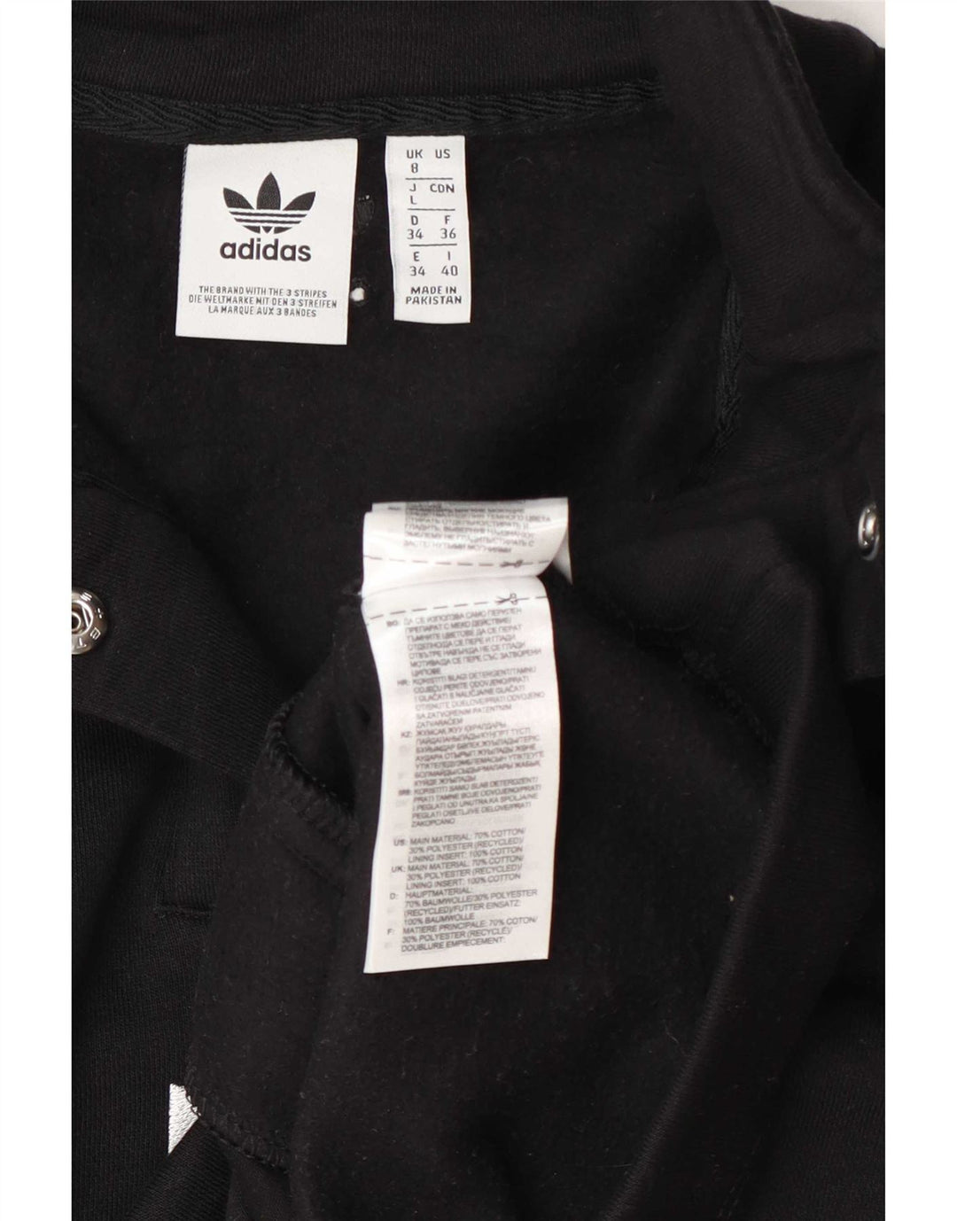 Damska bluza Adidas Oversized Crop Neck Sweter UK 8 Small Black