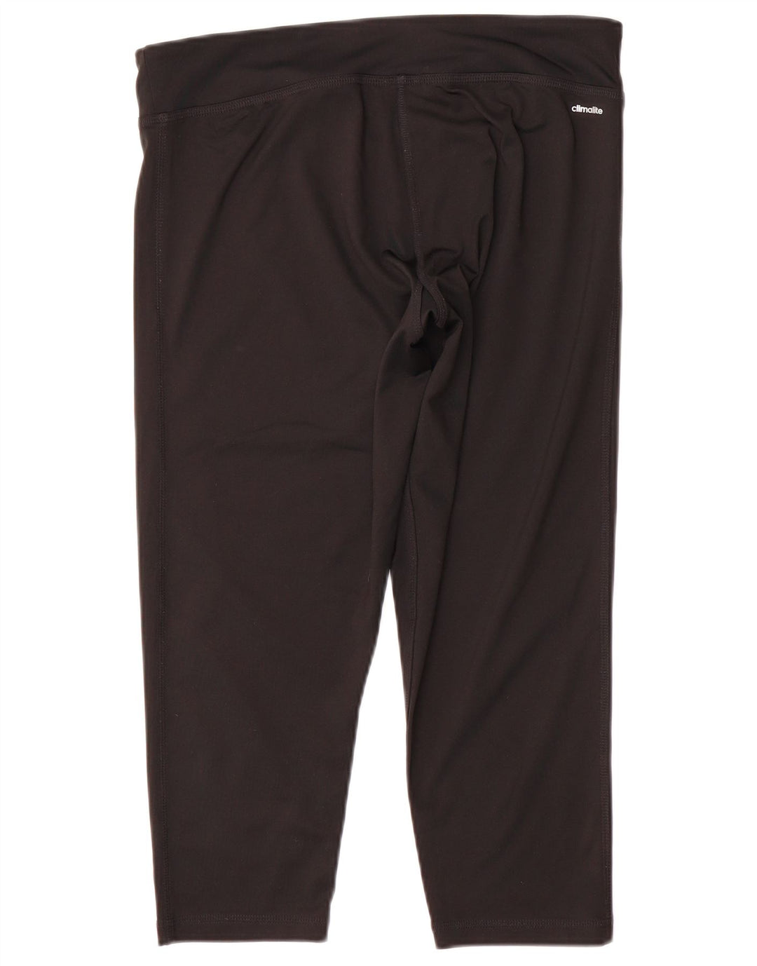 Damskie legginsy Adidas Climalite Capri UK 16/18, duże, czarne, poliestrowe