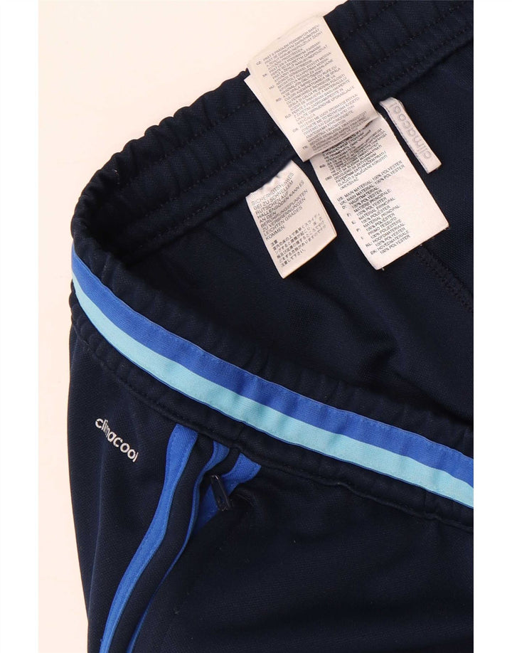 Męskie spodnie dresowe Adidas Climacool, duże, granatowe, z poliestru