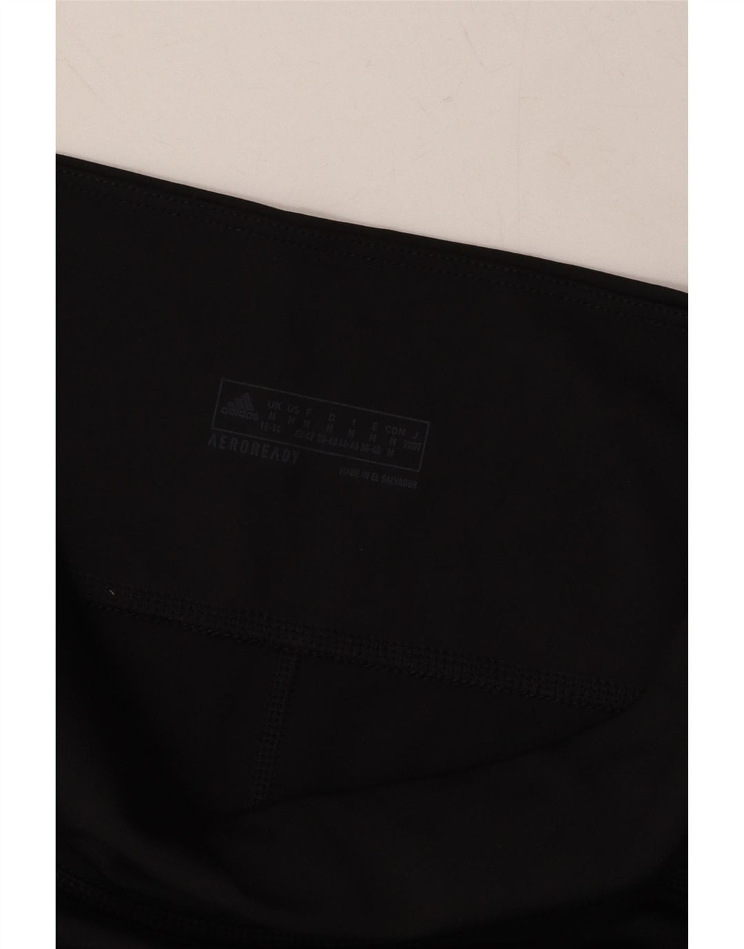 ADIDAS Womens Sport Shorts UK 12/14 Medium  Black Polyester Vintage Adidas and Second-Hand Adidas from Messina Hembry 