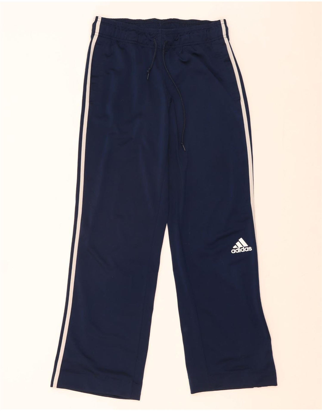 Męskie spodnie dresowe Adidas, średni granatowy poliester