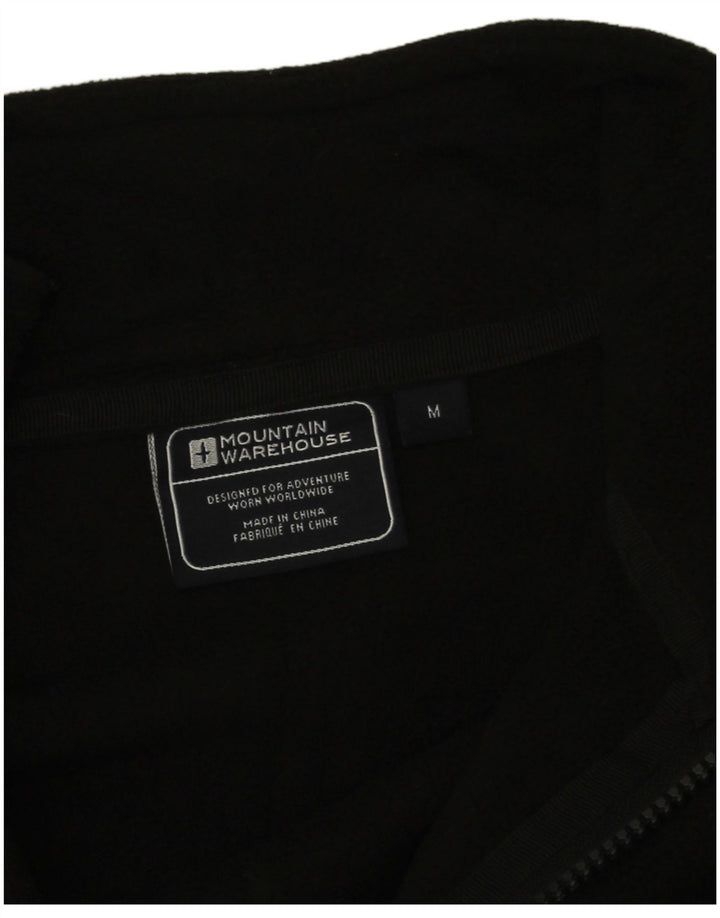 Męska kurtka polarowa Mountain Warehouse UK 38, średni czarny poliester