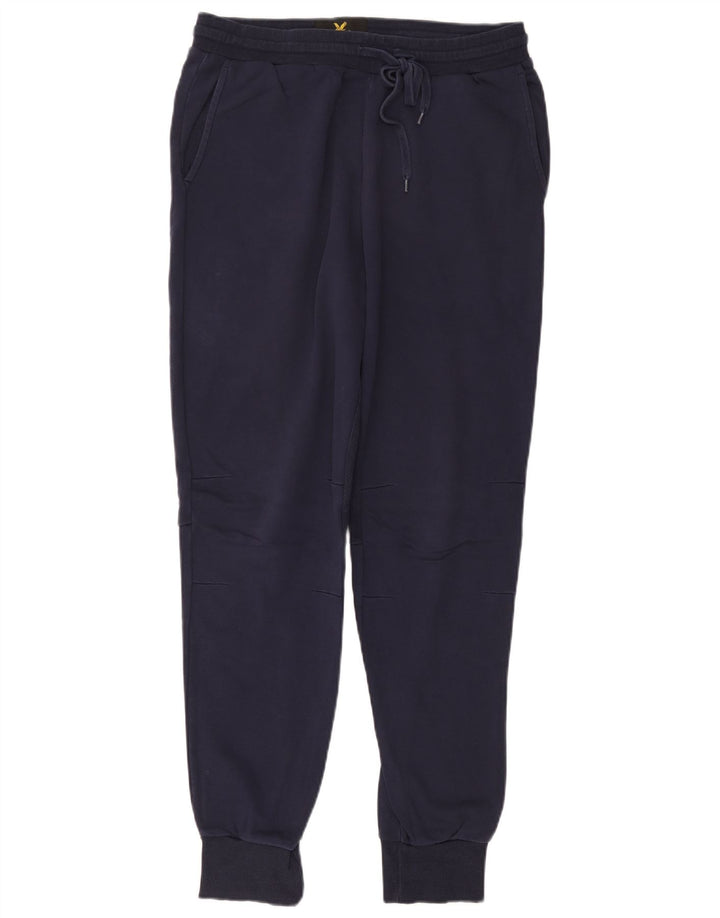 Męskie spodnie dresowe Lyle & Scott Joggers, duże, granatowe, bawełniane