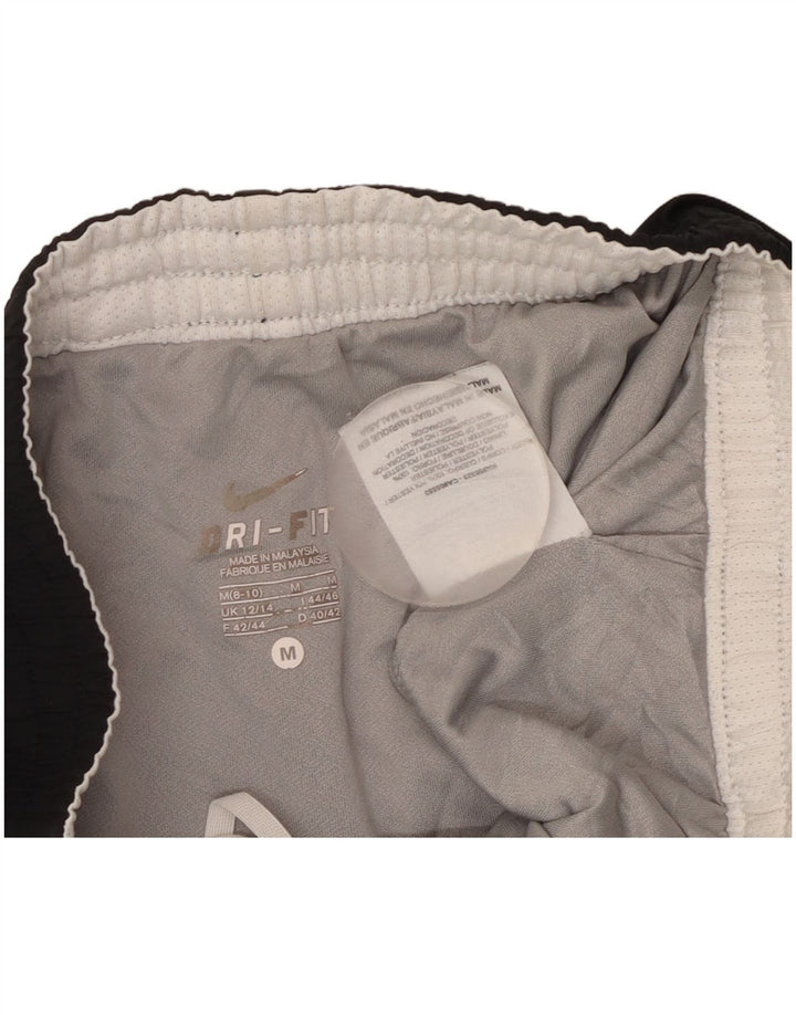 Damskie spodenki sportowe NIKE Dri Fit UK 12/14, średni czarny poliester