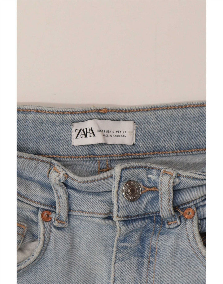 Damskie spodenki jeansowe Zara EU 36 XS W26 Niebieskie