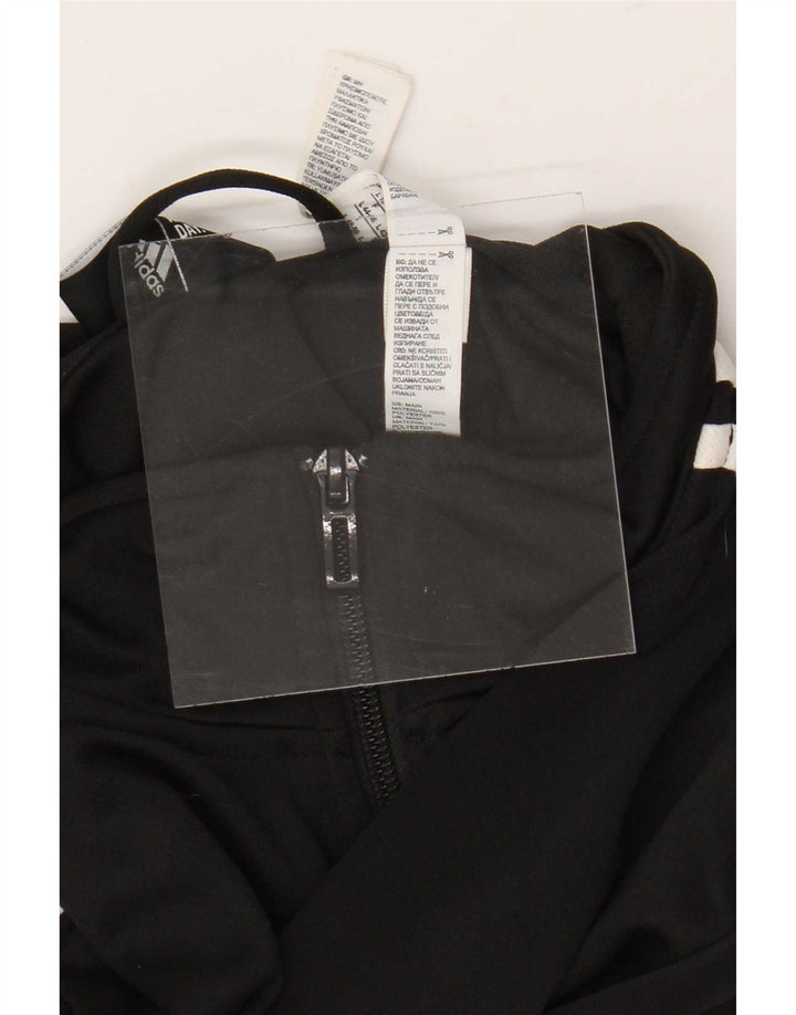 Damska kurtka dresowa Adidas UK 16/18, duża, czarna, poliester