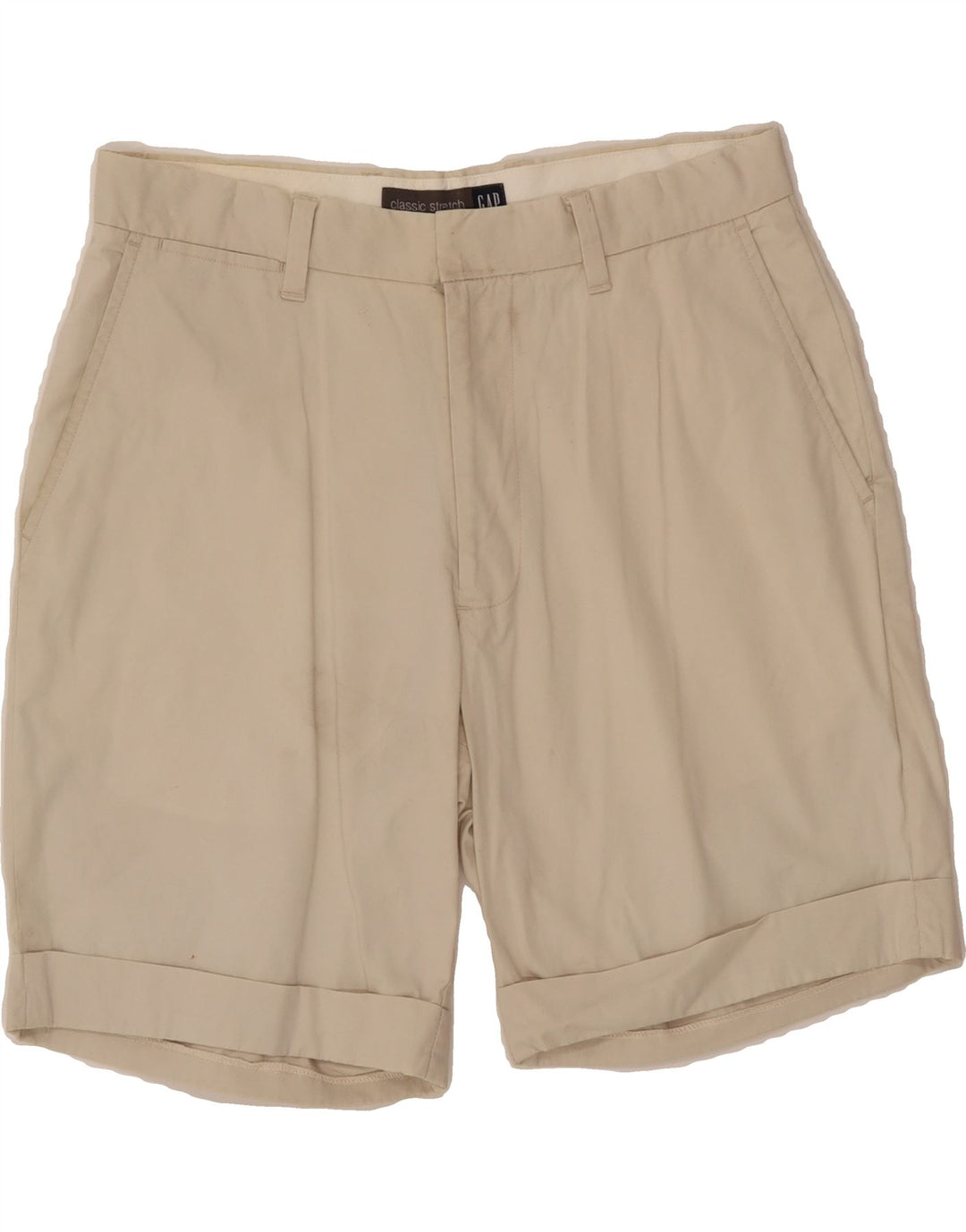 GAP Mens Classic Chino Shorts W32 Medium Beige Cotton Vintage Gap and Second-Hand Gap from Messina Hembry 
