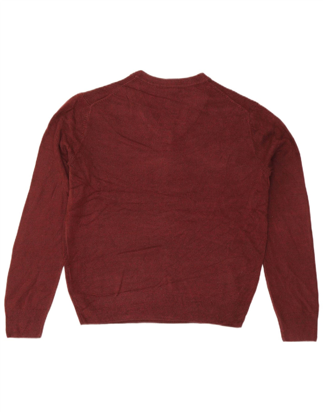 Męski sweter Dockers z dekoltem w kształcie litery V, duży, bordowy, akryl