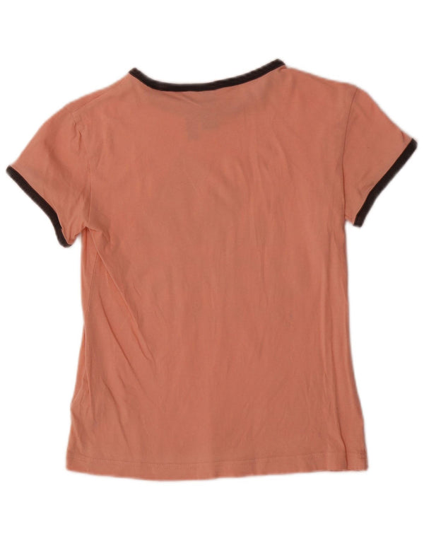 Damska koszulka Adidas Crop Graphic Top UK 4/6 XS Różowa bawełna