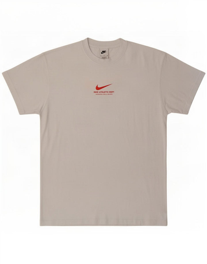 Męska koszulka z grafiką Nike, średnia, biała bawełna