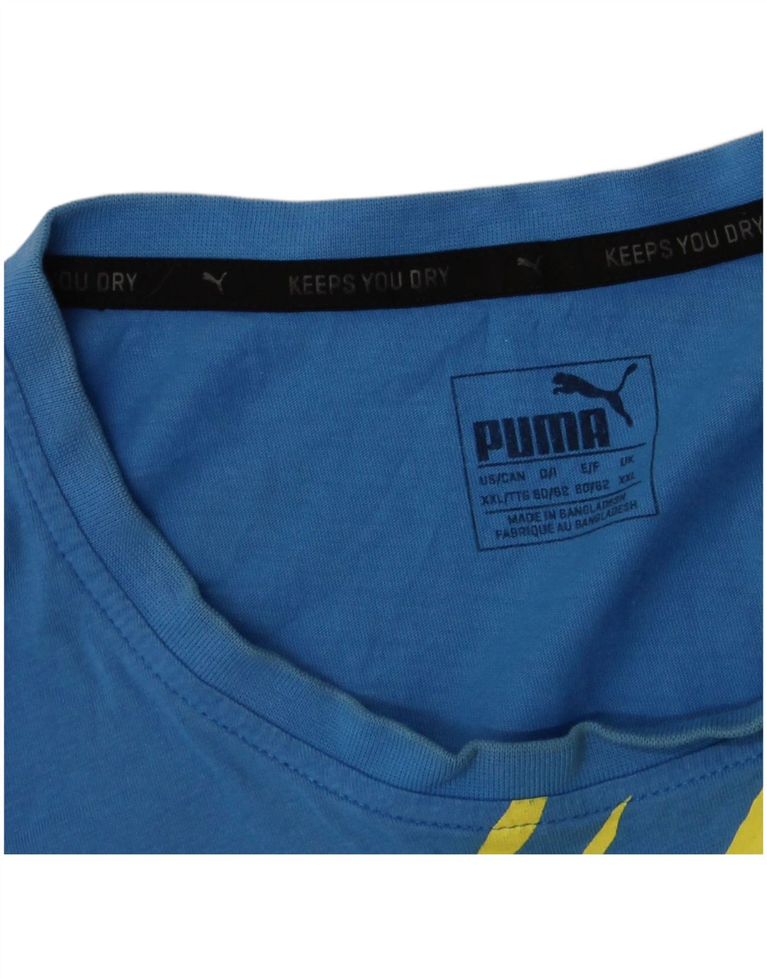Męska koszulka z grafiką Puma Top 2XL w kolorze niebieskim