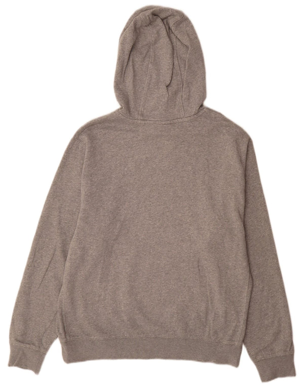 Męska bluza z kapturem Nike, średnia, szara, bawełniana nakrapiana