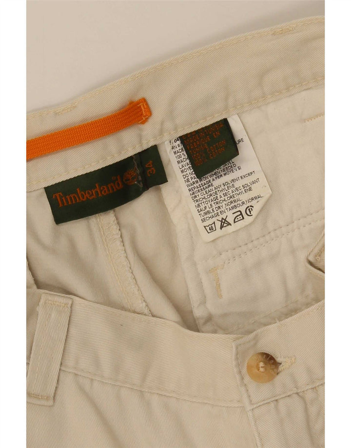 Męskie spodenki cargo Timberland W34, duże, beżowe, bawełniane