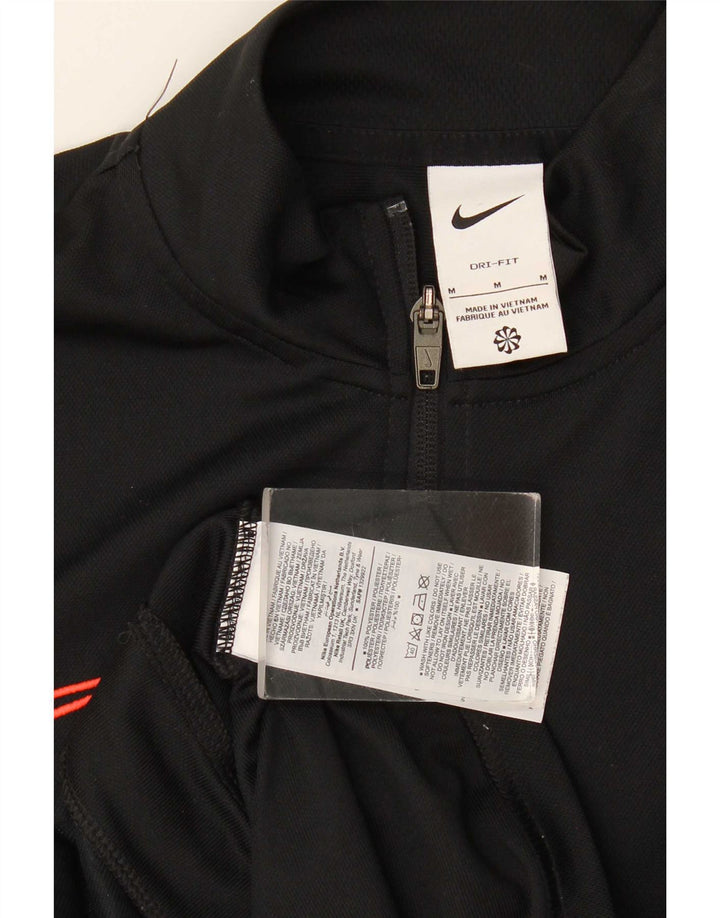 Męska kurtka dresowa Nike Dri Fit, średni czarny poliester